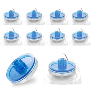 100Pcs Syringe Lab Filter, Sterile PES Hydrophilic Filters, 0.22um Pore Size, 13mm Membrane Diameter for Laboratory, Individually Packed in Kuwait