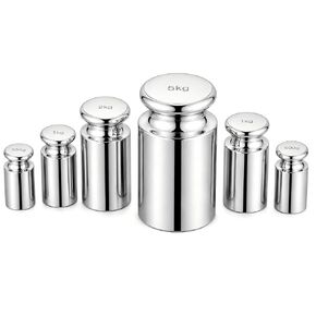 Sabary 10kg 10000g 6 Pcs M1 Precision Calibration Weight Set with 1pcs 5kg 5000g 1pcs 2kg 2000g 2pcs 1kg 1000g and 2pcs 0.5 kg 500g Steel Chrome Plating for Digital Scale and Laboratory Equipment in Saudi Arabia