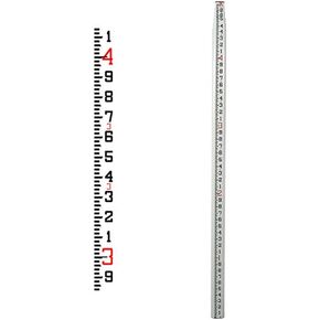 SECO 98010 Fiberglass 25’ SVR Surveying Rod With 10ths Graduations - Telescoping Sections - Waterproof Rigid Fiberglass Reinforced Stability – For Professional Field Use – Includes Carrying Case in Saudi Arabia
