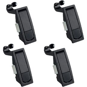 Compression Latch OEM Replacement Flush Lever Latch Lock for Marine Car Door Hand Lock Adjustable Lever Latches Thickness:1~5mm (4, Black, 25) in Kuwait