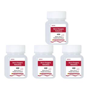 Zero Oxygen Calibration Solution for Dissolved Oxygen Meters, 4 Bottles 50ml Zero-Oxygen DO Standard Solution, Applicable for All Brands of Dissolved Oxygen Testers in Kuwait