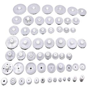 58-Pcs Set Reduction Gear Bag Toothed Wheels WSFS Gears Plastic Module 0.5 Robot Parts DIY Motor Gear Accessories in Kuwait