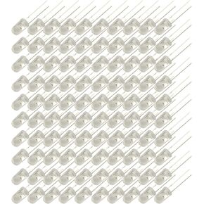 100Pcs 5mm IR LED Emitting Diode 850nm | Infrared Transmitter, Emitter Receiver, Phototransistor Photodiode, DIY PCB in Saudi Arabia