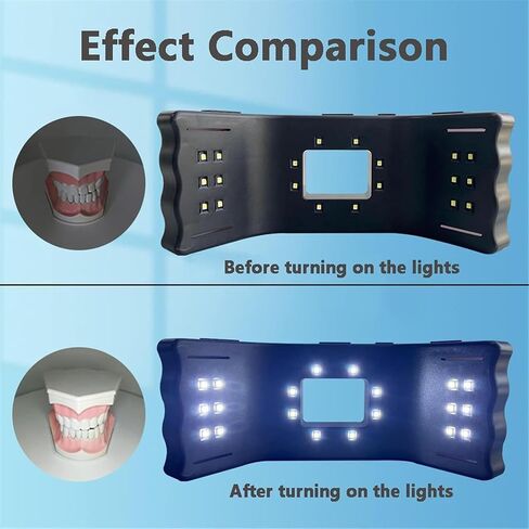 Dental Mobile Phone Fill Light, Mobile Dental Photography Light, Teeth Shooting Fill Light, 6000-6500K Adjustable & 3 Group Lights Adjusted Independently, for Clinic, Photography Studio in Saudi Arabia