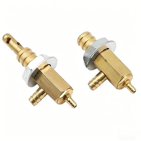 2pcs Dental Strong Weak Suction Valve for Spare Part Connect 6 * 4mm Tube | Dental Brass Valve High Speed Accessories in Kuwait