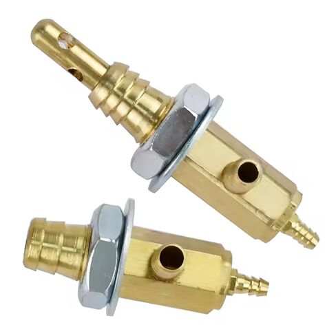 2pcs Dental Strong Weak Suction Valve for Spare Part Connect 6 * 4mm Tube | Dental Brass Valve High Speed Accessories in Kuwait