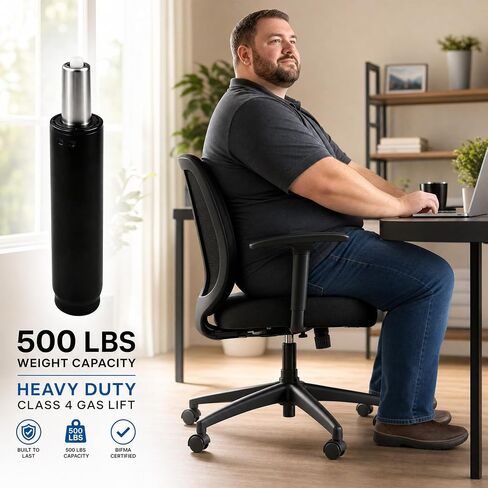 Office Chair Gas Cylinder Dental Class 4 Chair Gas Lift Universal Size Fits Most Chairs Accessories Extendable 7.2in Heavy Duty Class Lift Hydraulic/Pneumatic Piston（Black） in Kuwait