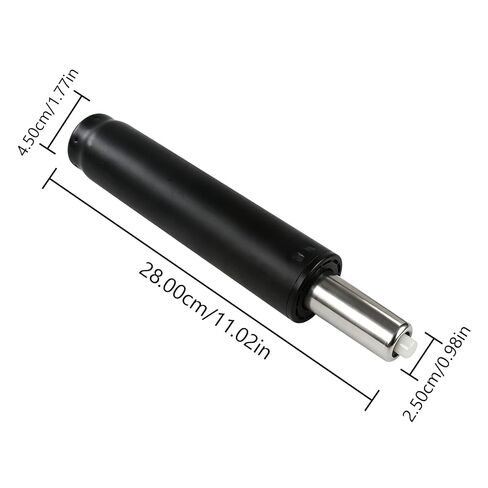 Office Chair Gas Cylinder Dental Class 4 Chair Gas Lift Universal Size Fits Most Chairs Accessories Extendable 7.2in Heavy Duty Class Lift Hydraulic/Pneumatic Piston（Black） in Kuwait
