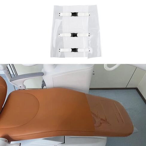 Dental Chair Foot Pad with Adjustable Elastic Straps Dustproof Clear Protective Cover for Portable Tattoo Chair Folding Massage Bed Portable Massage Table Clinic Dental Unit Chair in Kuwait
