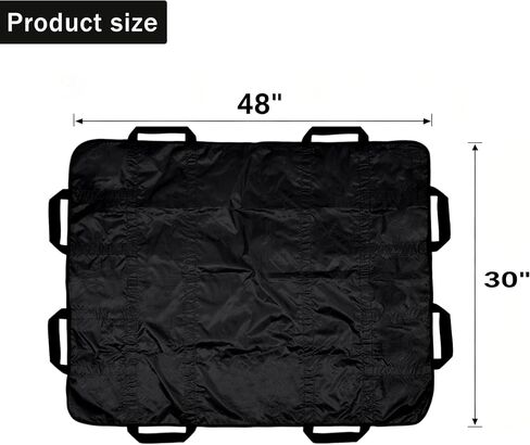 Dog Stretcher for Large Dogs, Portable Foldable Emergency Pet Gurney, Heavy-Duty Oxford Fabric Rescue Sling with 8 Handles, Lightweight for Stairs & Outdoor, 300 lbs Capacity, 48x30 Inches in Kuwait
