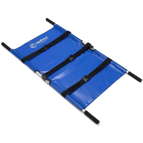 Veehoo Dog Stretcher for Large Dogs, Aluminum Alloy Portable Dog Transport Stretcher with Safety Straps, Non-Slip Handles, Waterproof Fabric, for Outdoor Rescue, Senior Dogs, or Hip & Joint Care in Kuwait