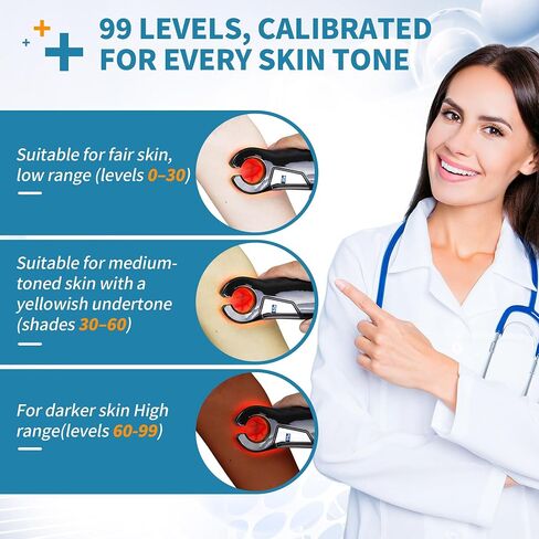 Vein Finder for IV Access & Phlebotomy, Handheld Red LED Vein Finder Light for Nurses, 1-99 Adjustable Brightness, Rechargeable Vein Viewer with Digital Display, Portable Vein Locator Device, Black in Kuwait