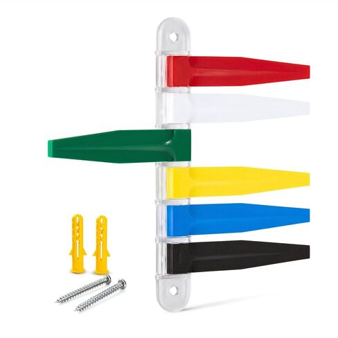 American Hospital Supply Exam Room Flags, Wall Mounted Medical Status Indicator with Independent Color-Coded Flags for Clinics Hospitals Urgent Care Offices - 6 Flags, 1 Each in Kuwait