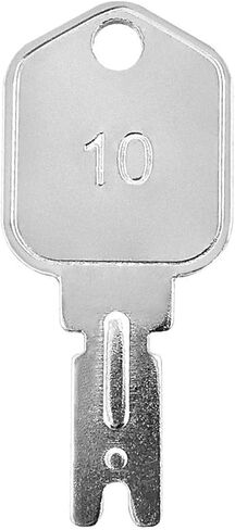 30-Pack Heavy Equipment Ignition Keys: Universal 166 Key Compatible with Clark, Yale, Hyster, Komatsu, Crown Forklifts & More in Kuwait
