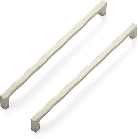 Ravinte 25 Pack Solid 5 Inch Kitchen Square Cabinet Handles Brushed Nickel Pulls Drawer Pulls Kitchen Cabinet Hardware Handles in Kuwait