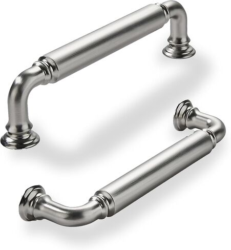 khtumeware 10-Pack Champagne Bronze Heavy-Duty Solid Cabinet Pulls, 5 Inch (128mm) Hole Center, Satin Brass Drawer Pulls, Cabinet Hardware, Suitable for Kitchen Cabinets, Bathrooms and Dressers in Kuwait
