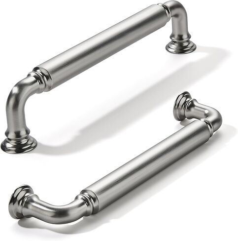 khtumeware 10-Pack Champagne Bronze Heavy-Duty Solid Cabinet Pulls, 5 Inch (128mm) Hole Center, Satin Brass Drawer Pulls, Cabinet Hardware, Suitable for Kitchen Cabinets, Bathrooms and Dressers in Kuwait