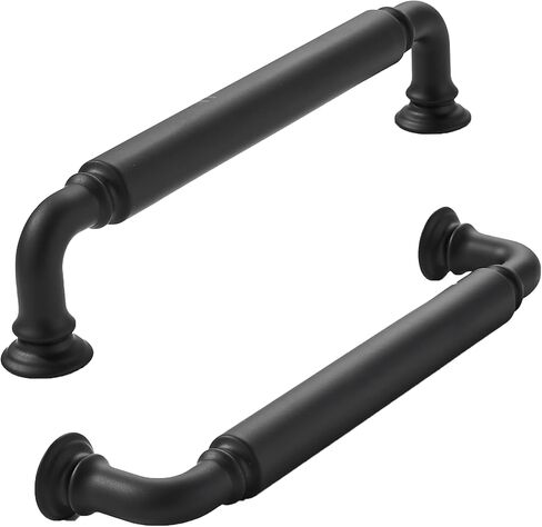 khtumeware 10-Pack Champagne Bronze Heavy-Duty Solid Cabinet Pulls, 5 Inch (128mm) Hole Center, Satin Brass Drawer Pulls, Cabinet Hardware, Suitable for Kitchen Cabinets, Bathrooms and Dressers in Kuwait