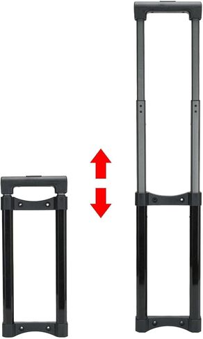 MagiDeal DIY Suitcase Telescopic Handle Spare Parts Stretchable Stylish Black Traveling Accessories Length 82cm Metal Pull Rod in Kuwait