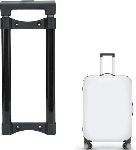 MagiDeal DIY Suitcase Telescopic Handle Spare Parts Stretchable Stylish Black Traveling Accessories Length 82cm Metal Pull Rod in Kuwait