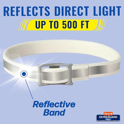 هارتز Ultraguard Pro Reflect Reflected Flea و Trick Collar للكلاب والجراء ، و 7 أشهر من الوقاية من القراد لكل طوق ، و 1 in Kuwait