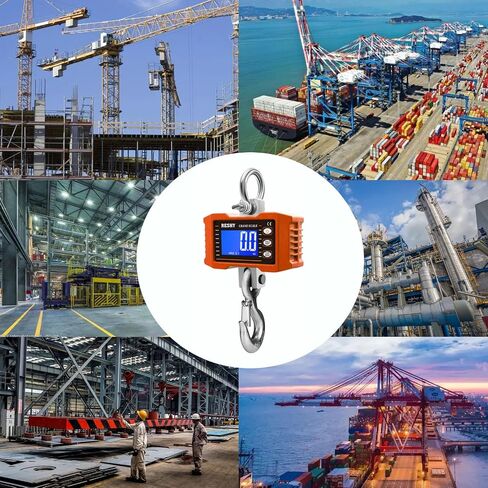 RESHY Digital Crane Scale 2200lb/1000Kg Digital Hanging Scale Industrial Heavy Duty Crane Scale for Farm,Deer,Livestock,Factory,Construction,Hunting CE Certified in Kuwait