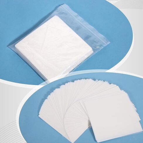 500 Pcs Weighing Paper, Laboratory Sample Weigh Papers 4 x 4 Inches Non Absorbing, Non Stick High Gloss Weigh Papers Cellulose Weighings Paper for Scale Measurement Samples Transfer in Kuwait
