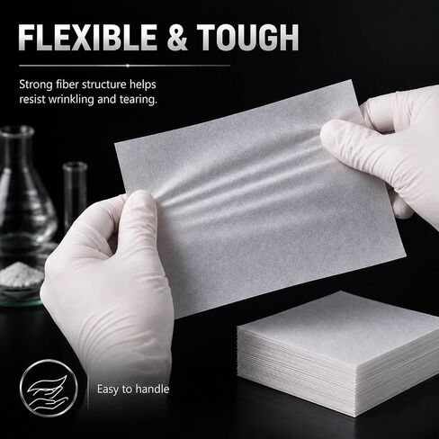 Weighing Paper 500 Sheets, 4 x 4 Inches Laboratory Sample Weighing Paper for Scale Measurement & Samples Transfer in Kuwait