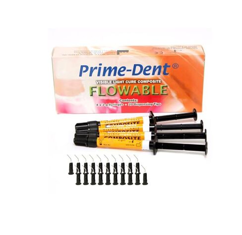 Prime-Dental Flowable Light Cure Dental Composite 4 مجموعة حقنة - A1 in Kuwait
