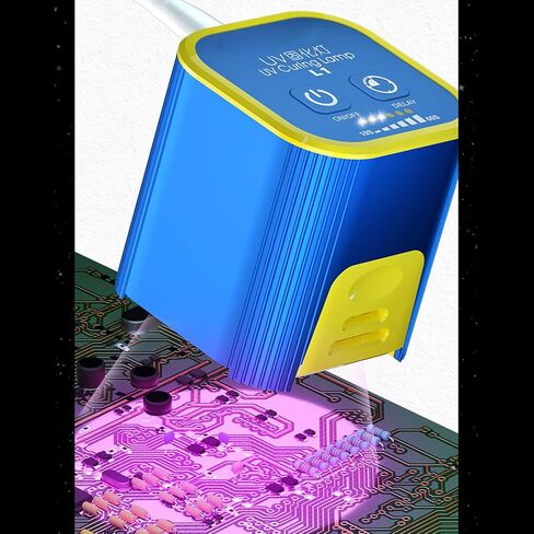ضوء علاج بنفسجي فائق، علاج سريع LED أسود توصيل وتشغيل مصباح DC 5 فولت أداة فحص الضوء الأسود لتعزيز الكابل، وحماية وصلة اللحام in Kuwait