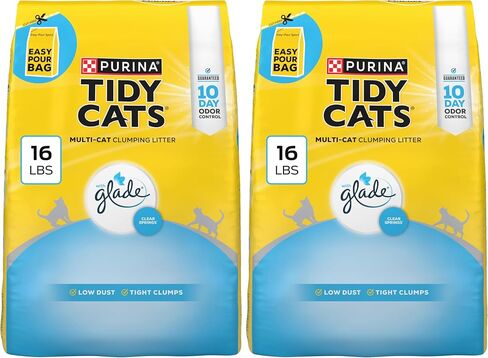 Purina Tidy Cats Clumping Multi Cat Litter, Glade Clear Springs - 38 lb. Box in Kuwait