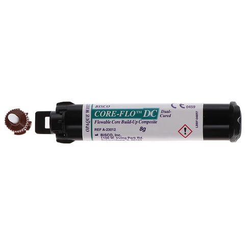 Dental BISCO Core-Flo DC Dual Cure Flowable Core Build-up Composite Opaque White in Kuwait