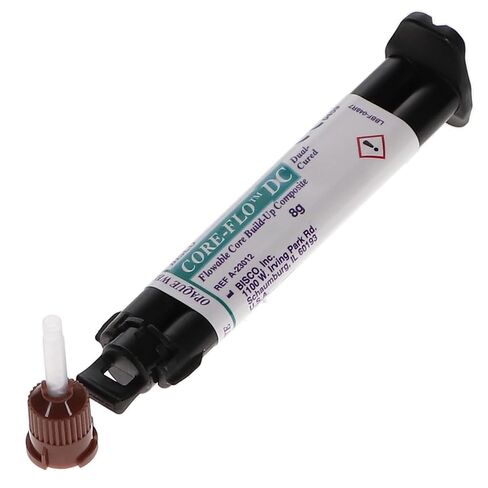 Dental BISCO Core-Flo DC Dual Cure Flowable Core Build-up Composite Opaque White in Kuwait