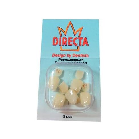 Directa 609220 Polycarbonate Dental Crowns #20 5/Pk in Kuwait