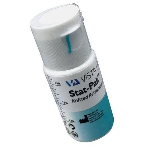 Vista Dental 302614 Stat-Pak Knitted Retraction Cord Size #1 Light Blue 100" in Kuwait
