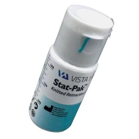 Vista Dental 302614 Stat-Pak Knitted Retraction Cord Size #1 Light Blue 100" in Kuwait