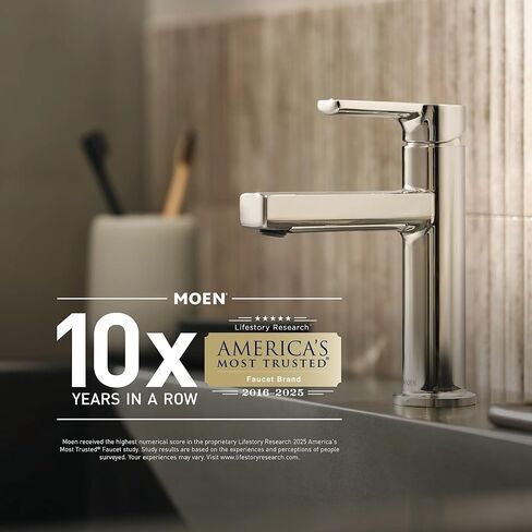 Moen Arlys Bronzed Gold Modern Single Post Toilet Paper Holder, Y5709BZG in Kuwait