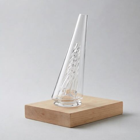 Glass Conical Components, Suitable for Peak/Pro DIY Crafts, Precision Geometric Art Supplies, Thick-Walled and Stained Glass Making (Transparent) in Kuwait