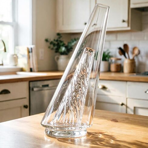 Glass Conical Components, Suitable for Peak/Pro DIY Crafts, Precision Geometric Art Supplies, Thick-Walled and Stained Glass Making (Transparent) in Kuwait