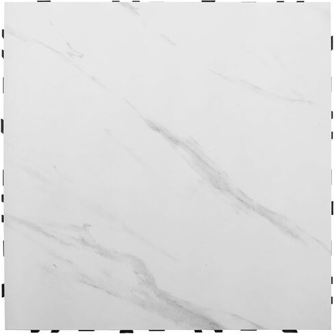 NewTechWood Outdoor Ceramic Quick Deck Tiles 12 in. x 12 in. (5-Pieces Per Box) (Prato Travertine) in Kuwait