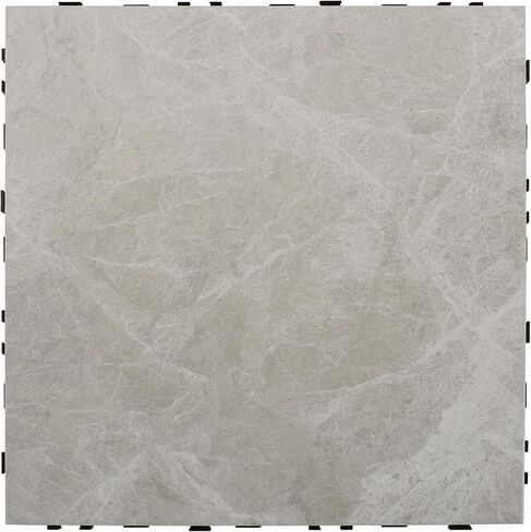 NewTechWood Outdoor Ceramic Quick Deck Tiles 12 in. x 12 in. (5-Pieces Per Box) (Prato Travertine) in Kuwait