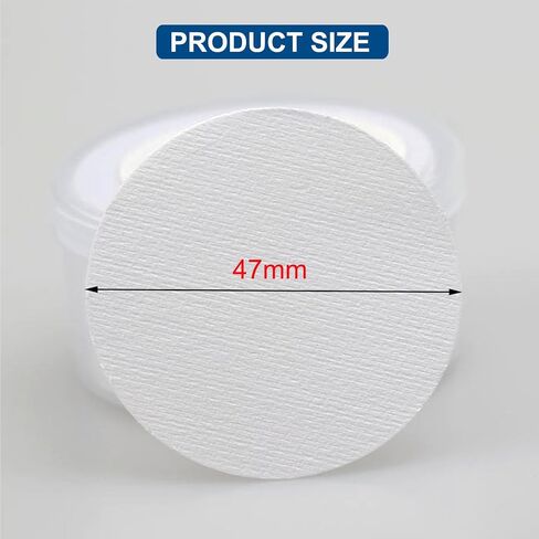 Borosilicate Glass Fiber Binder Free Filter - Glass Microfiber Filters,1.2 μm,47 mm (Pack of 100) in Kuwait