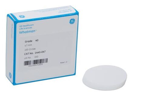 GE Healthcare 1440-150 Grade 40 Ash Less Filter Paper for Pollution Analysis, Circle, 150 mm Diameter (Pack of 100) in Kuwait