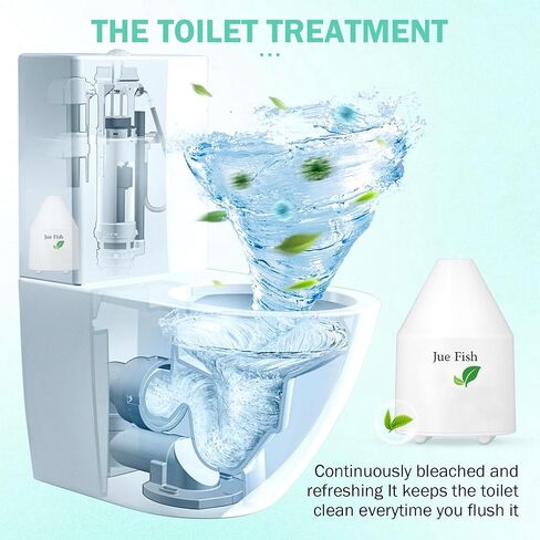 Krazy Klean Toilet Cleaner - Automatic Flush-Activated | Plant-Based Freshness | Deep Cleans Bowl & Pipes, Micro-Porous Design Krazy Clean Toilet Cleaner, Krazy Klean Pro for Tanks And Toilets in Kuwait