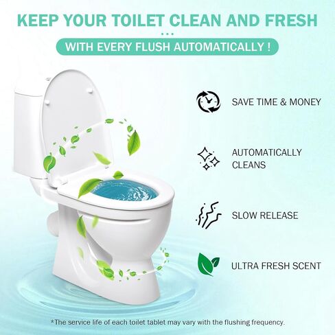Krazy Klean Toilet Cleaner - Automatic Flush-Activated | Plant-Based Freshness | Deep Cleans Bowl & Pipes, Micro-Porous Design Krazy Clean Toilet Cleaner, Krazy Klean Pro for Tanks And Toilets in Kuwait