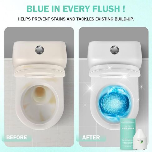 Krazy Klean Toilet Cleaner - Automatic Flush-Activated | Plant-Based Freshness | Deep Cleans Bowl & Pipes, Micro-Porous Design Krazy Clean Toilet Cleaner, Krazy Klean Pro for Tanks And Toilets in Kuwait