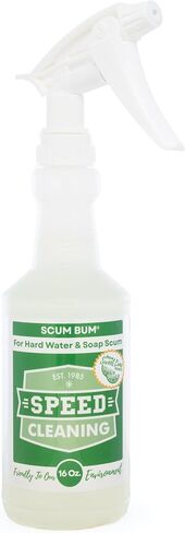 Speed Cleaning Scum Bum Hard Water Remover, Bathroom & Tile Cleaner, Non-Toxic, Biodegradable, Commercial Strength, 16 oz Ready to Use in Kuwait