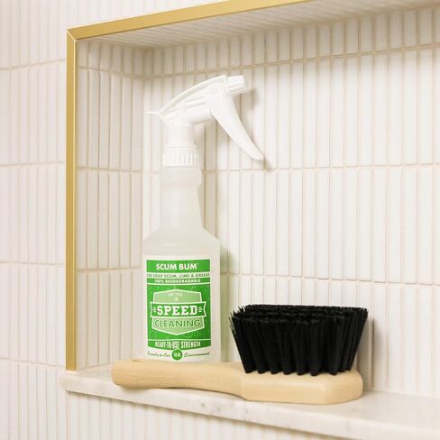 Speed Cleaning Scum Bum Hard Water Remover, Bathroom & Tile Cleaner, Non-Toxic, Biodegradable, Commercial Strength, 16 oz Ready to Use in Kuwait