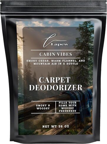 Lapew Eucalyptus Mint Carpet Deodorizer Powder - Pet Safe Freshener for Vacuuming | Scented Odor Eliminator for Home | 16 oz in Kuwait