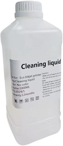 Eco-Solvent Ink Cleaning Solution 1000ML Compatible With Roland Mimaki Mutoh DX5 DX7 TX800 XP600 5113 I3200 in Kuwait